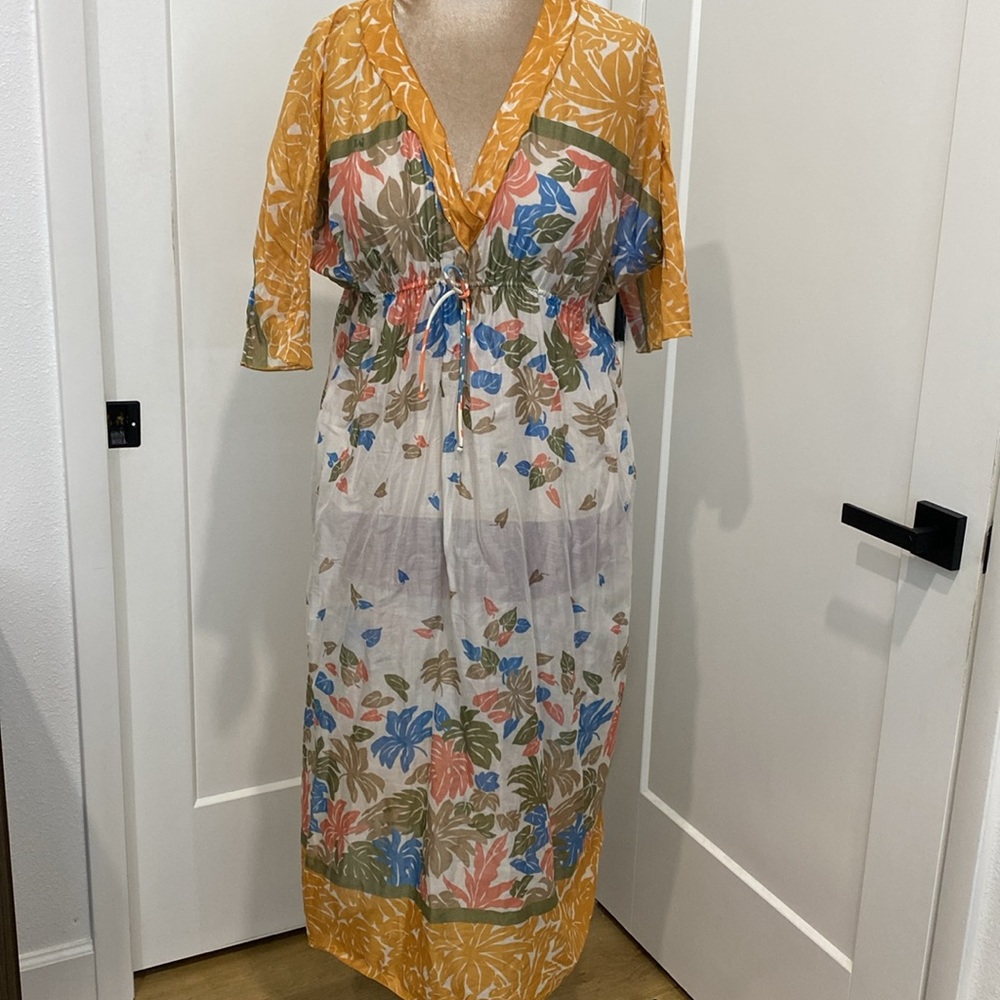 Missoni Stampa Foliage Leaves Print Kaftan |Size 44 , US Size 12/14 - Picture 4 of 17